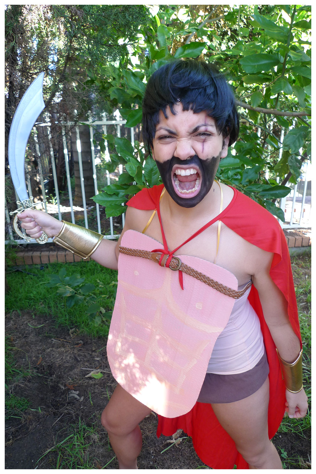 Day 300: This Is Sparta 300 (MEME Week) – Theme Me: Costume, Fancy